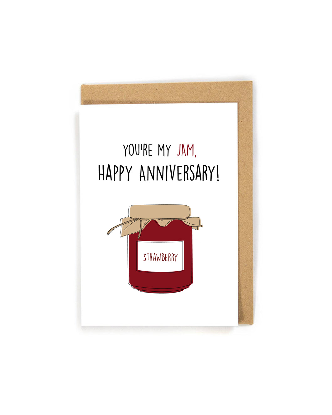 Cute Jam Anniversary Card