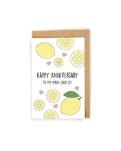 Load image into Gallery viewer, Lemon Anniversary Card for Spouse
