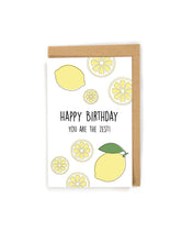 Load image into Gallery viewer, Cute and Sweet Lemon Birthday Card
