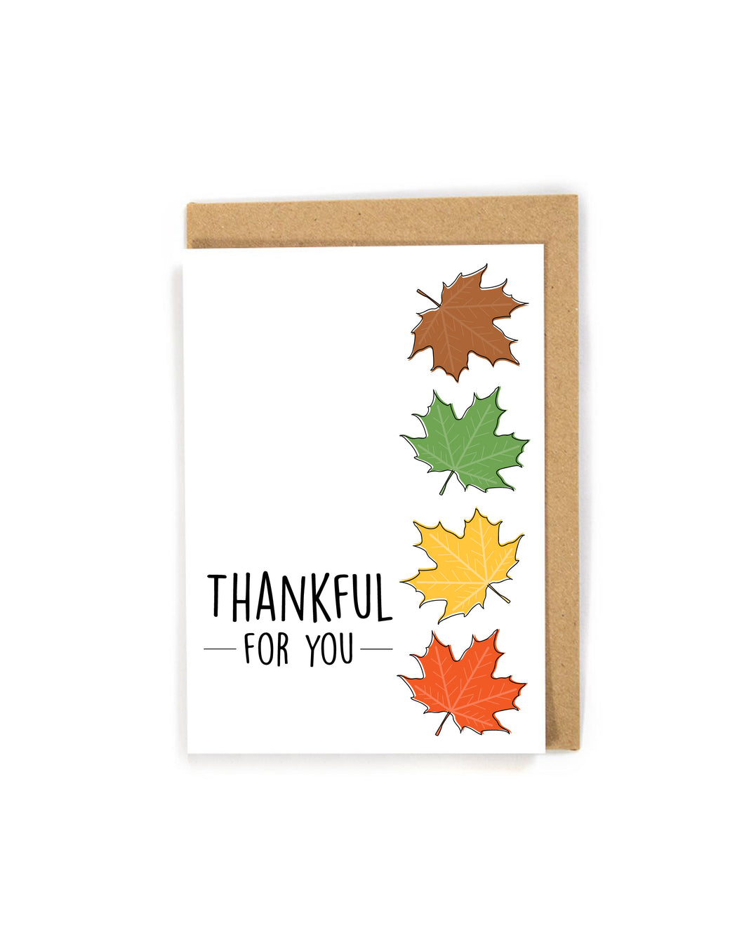 Thankful for you Card