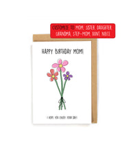 Load image into Gallery viewer, Flower Mother&#39;s Day Card
