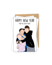 Load image into Gallery viewer, Faceless New Year Postcards
