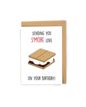 Load image into Gallery viewer, Cute and Funny S&#39;mores Birthday Card
