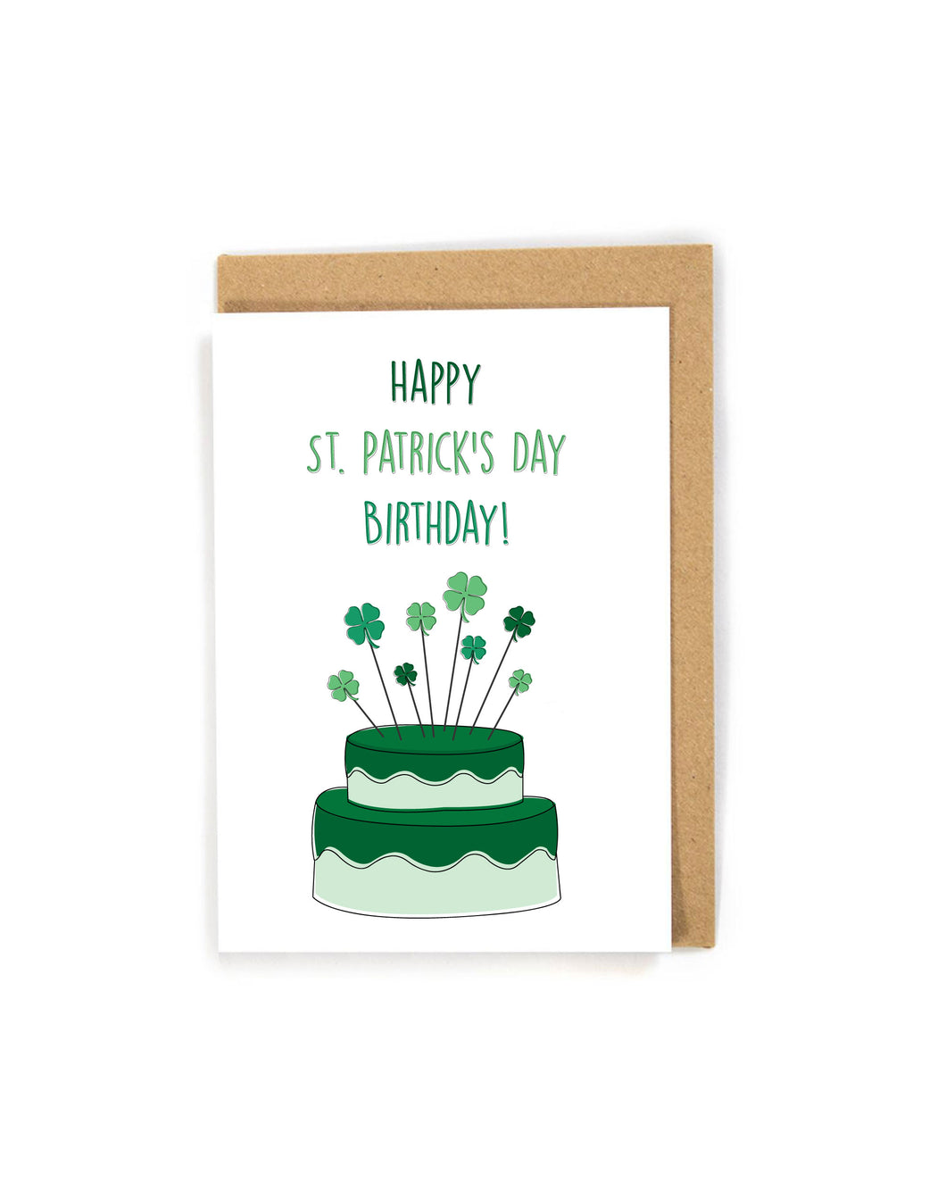 St Patrick's Day Birthday Card