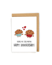 Load image into Gallery viewer, Stud Muffin Anniversary Card for Spouse
