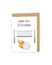 Load image into Gallery viewer, Volleyball Birthday Card
