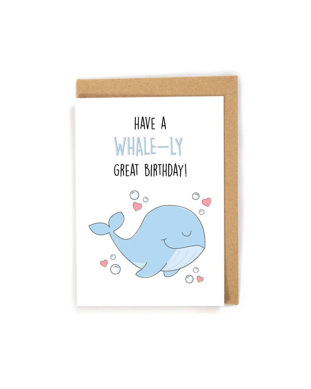 Cute Whale Birthday Card