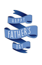 Load image into Gallery viewer, Simple Ribbon Father&#39;s Day Card
