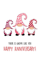 Load image into Gallery viewer, Gnome Anniversary Card for Spouse
