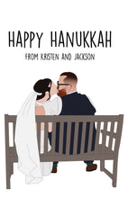 Load image into Gallery viewer, Faceless Hanukkah Card
