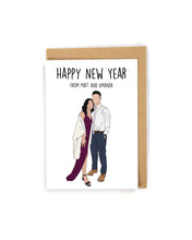 Load image into Gallery viewer, Faceless Happy New Year Card
