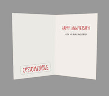 Load image into Gallery viewer, Wordle Anniversary Card for Spouse
