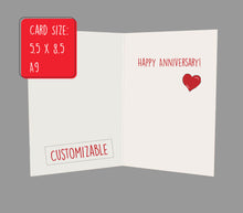 Load image into Gallery viewer, Cute Anniversary Card for Couple
