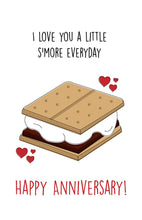 Load image into Gallery viewer, Smores Anniversary Card for Spouse
