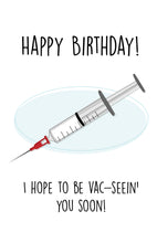 Load image into Gallery viewer, Vaccine Birthday Card
