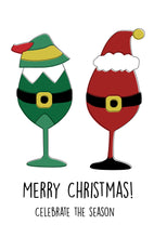 Load image into Gallery viewer, Christmas Card Wine Lover
