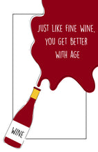 Load image into Gallery viewer, Funny Red Wine Lover Birthday Card
