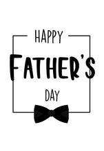 Load image into Gallery viewer, Simple Bowtie Father&#39;s Day Card
