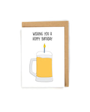 Load image into Gallery viewer, Hoppy Birthday Beer Card
