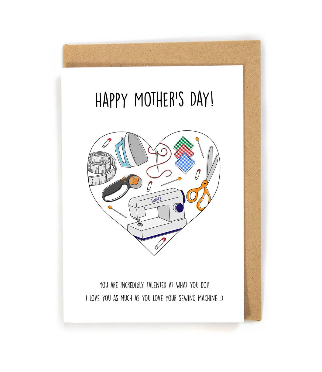 Quilting/Sewing Mother's Day Card